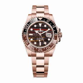 2025 Model Rolex GMT-Master II 40 mm - Ref: 126715CHNR-0002 - Tiger Iron Dial, 18k Everose Gold Oyster Bracelet Watch
