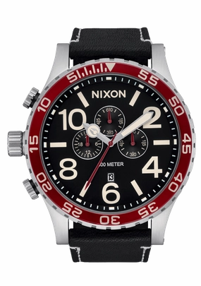 51-30 Chrono Leather - Silver / Black / Cranberry