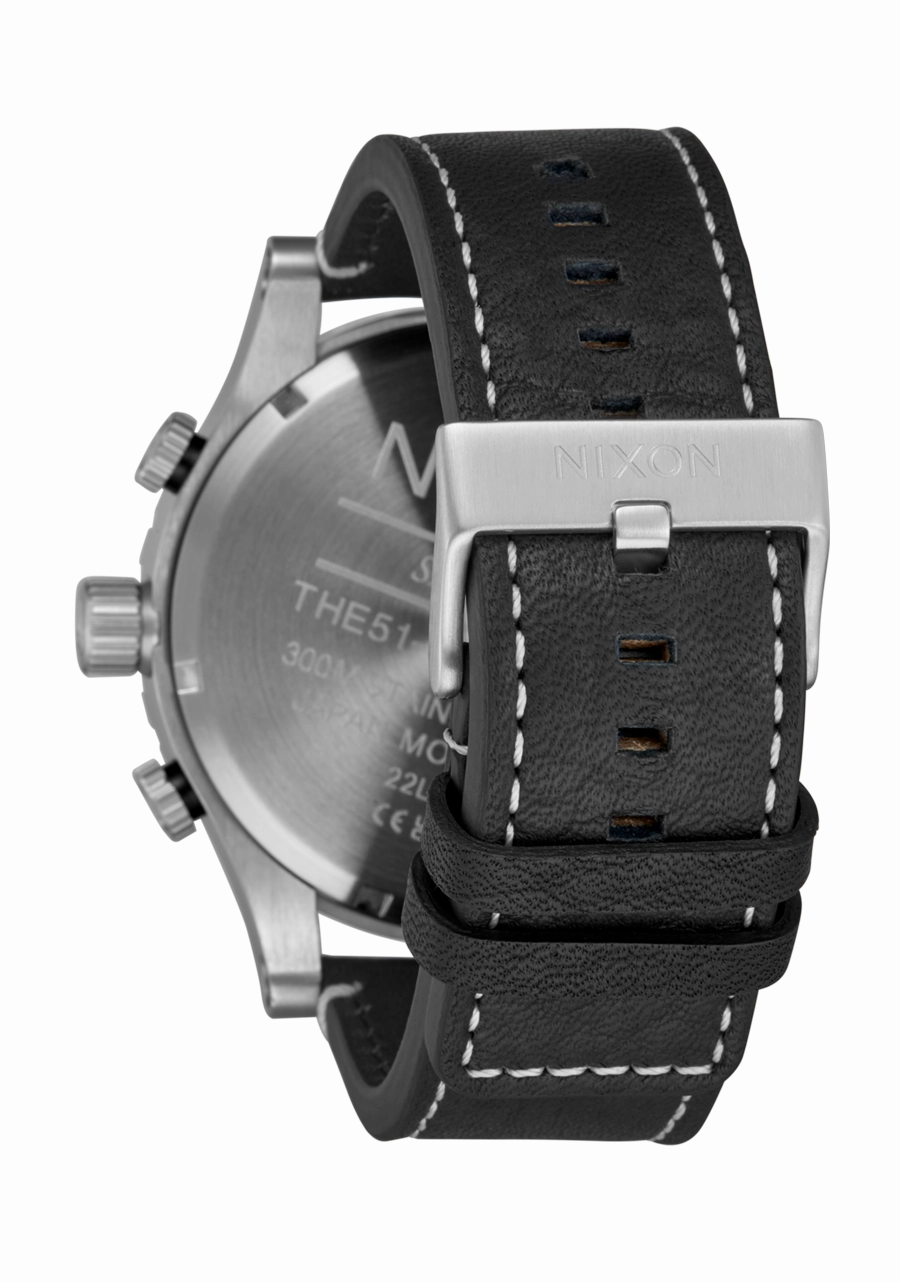 51-30 Chrono Leather - Silver / Black / Cranberry
