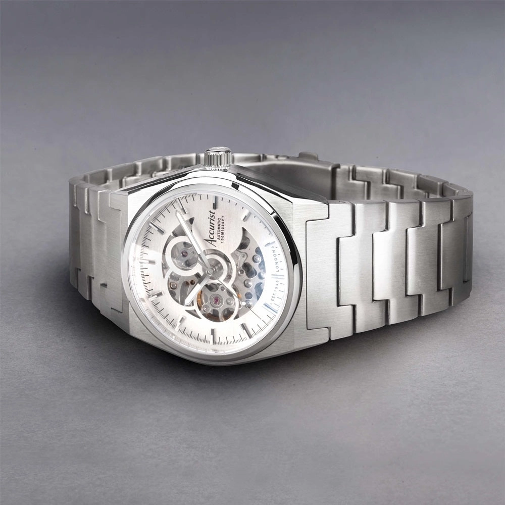 Accurist Origin Skeleton Dial Automatic Mens Watch 70022