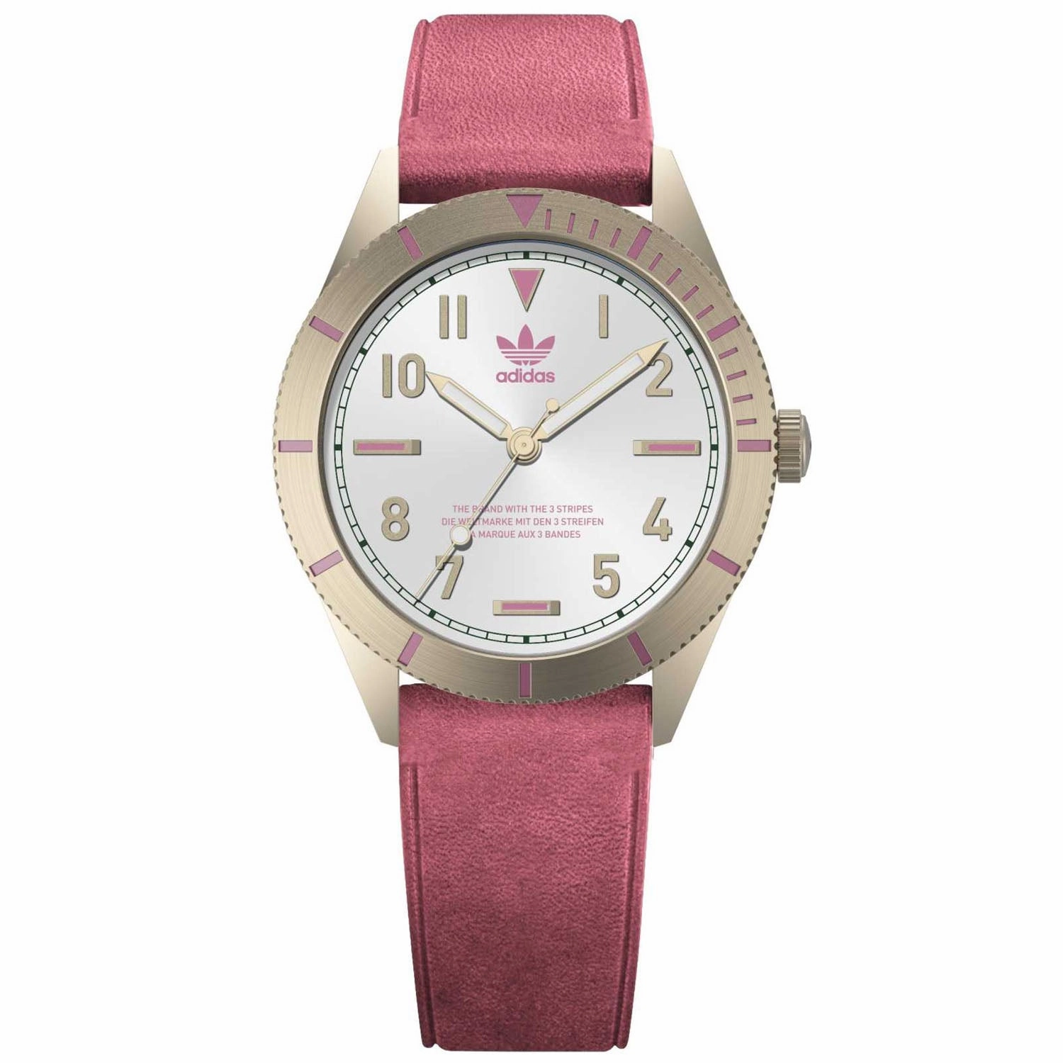 Adidas Women's Originals Fashion Edition Three Small White Dial Watch