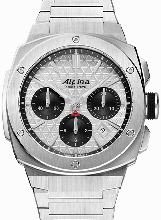 Alpiner Extreme Chronograph Automatic Silver - Bracelet Ref. AL-730SB4AE6B