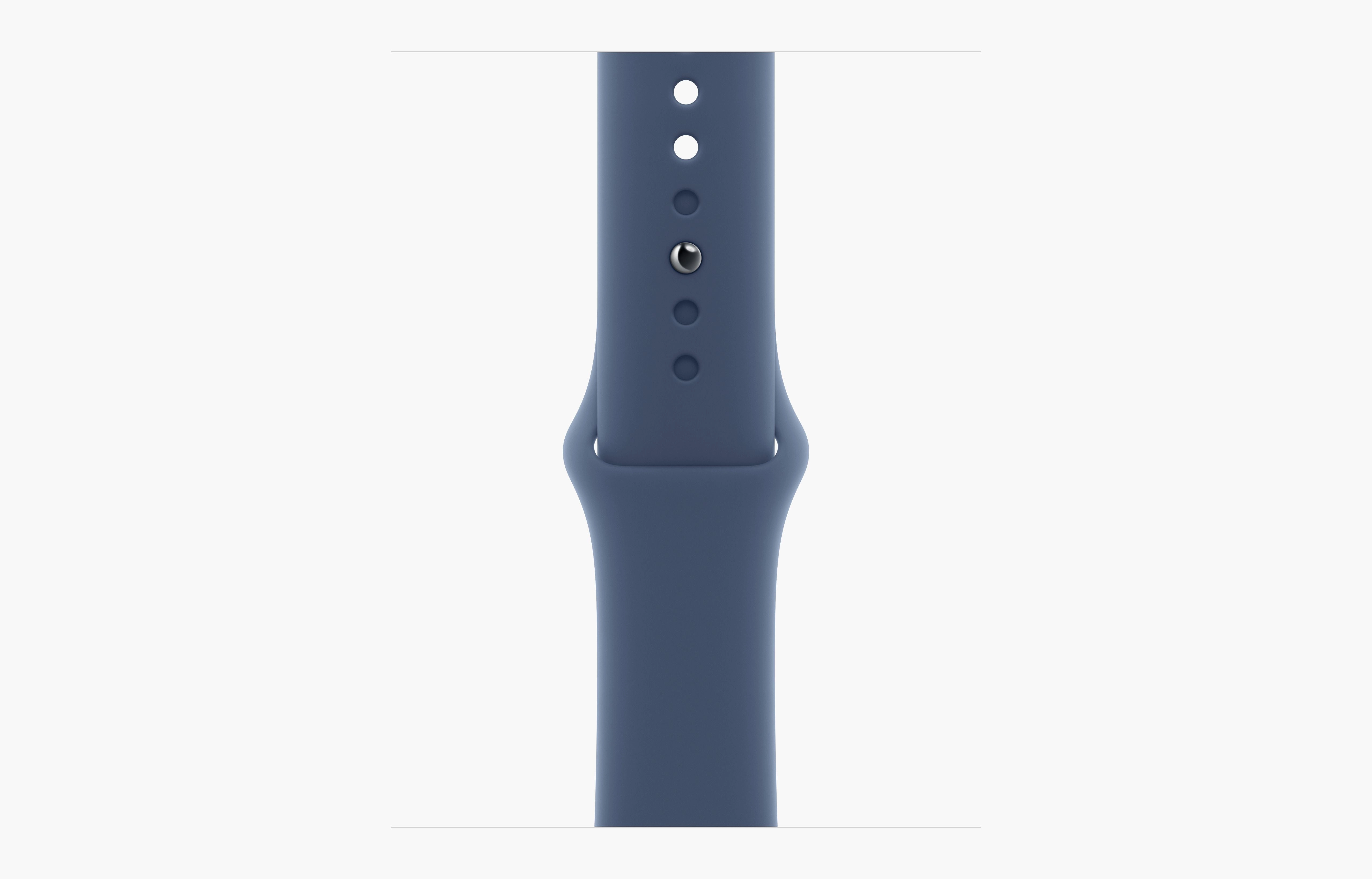 Apple Watch SE GPS 40Mm, Silver Aluminium Case with Denim, M/L