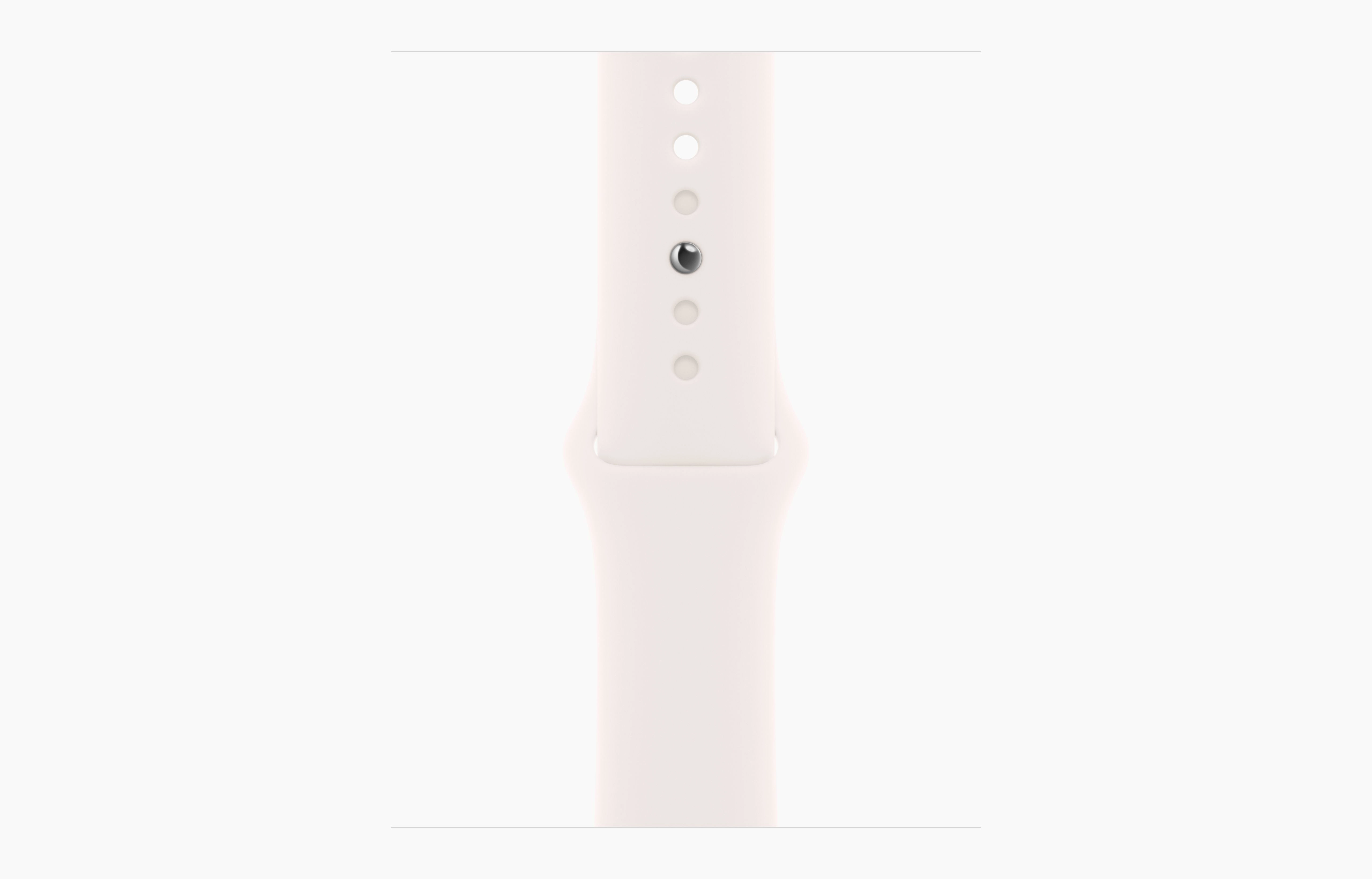 Apple Watch Series 10 GPS 42Mm Rose Gold Aluminium Case, Light Blush Sport Band, M/L