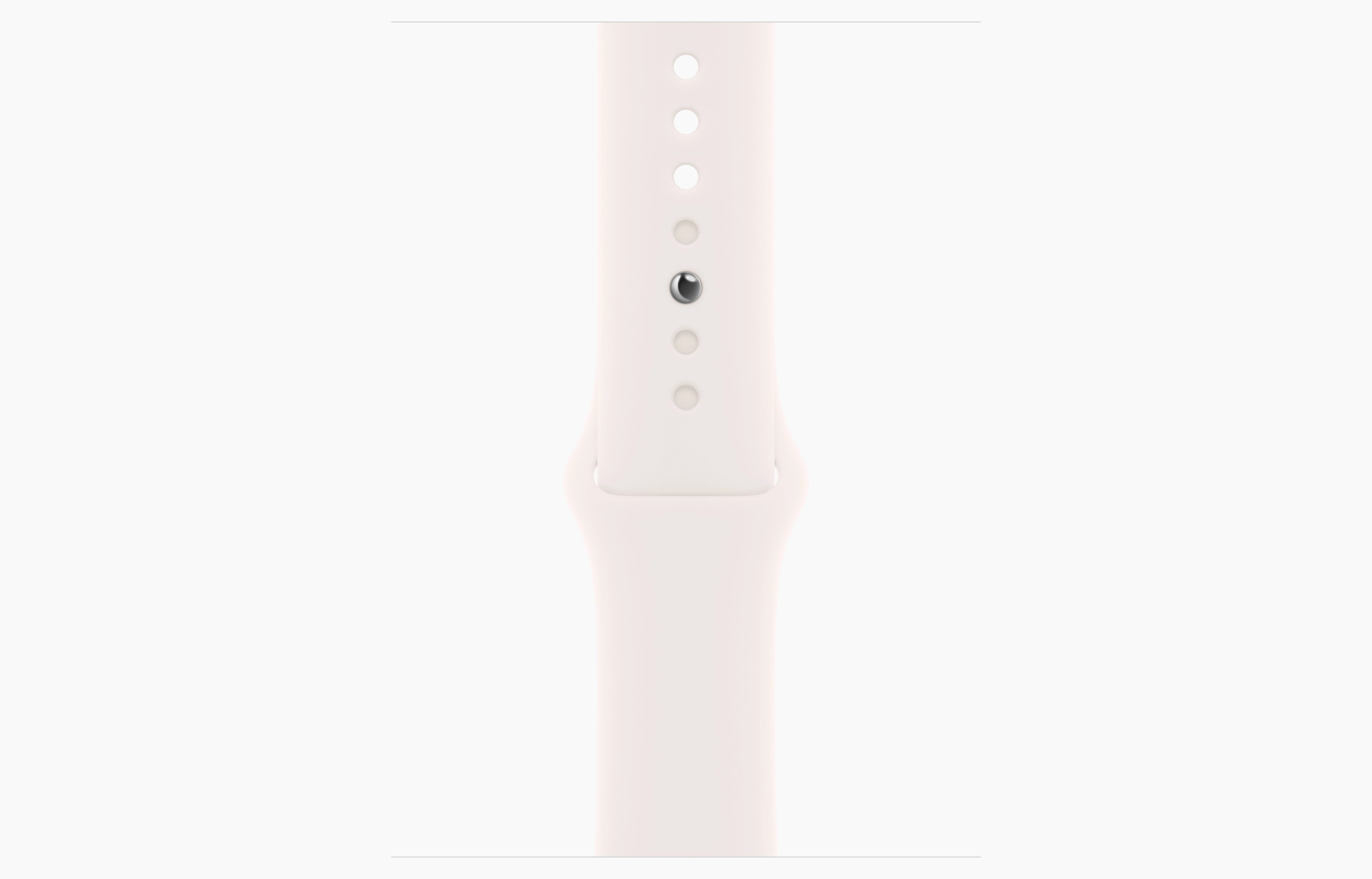 Apple Watch Series 10 GPS 46Mm, Rose Gold Aluminium Case with Light Blush Sport Band, S/M