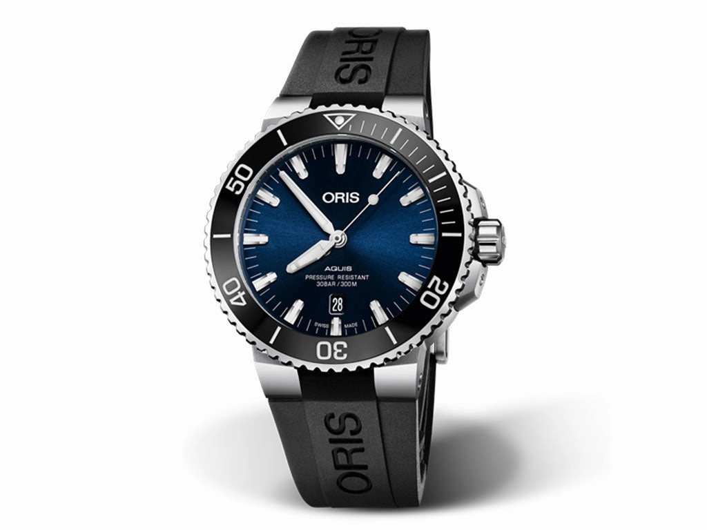 Aquis Date Blue - Rubber - 43.5mm - Ref.  01 733 7730 4135-07 4 24 64EB
