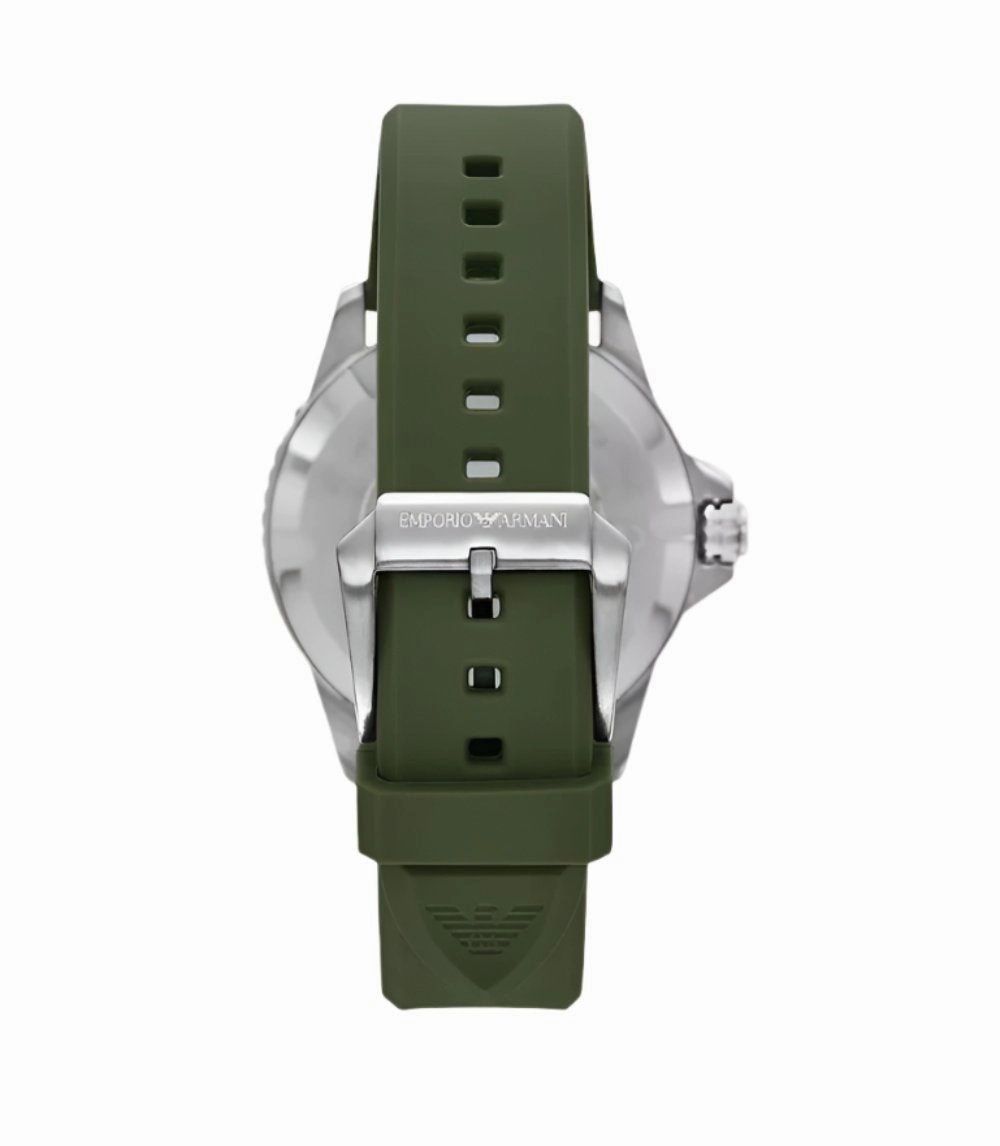 Armani Adventure Seeker Green Silicone Watch AR11638
