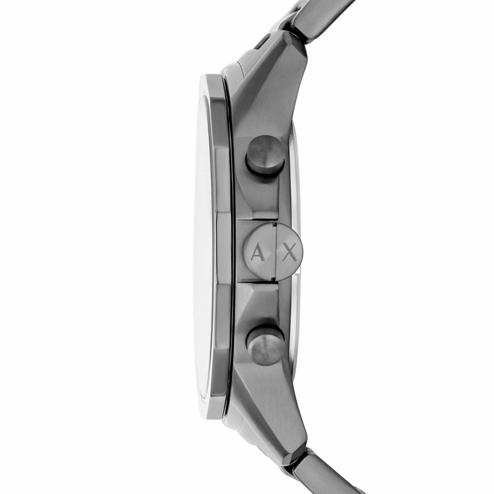 Armani Exchange Chronograph Gunmetal Stainless Steel Watch AX1731