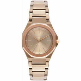 Armani Exchange Women's Watch - Andrea Quartz Rose Gold Tone Dial Bracelet | AX4616