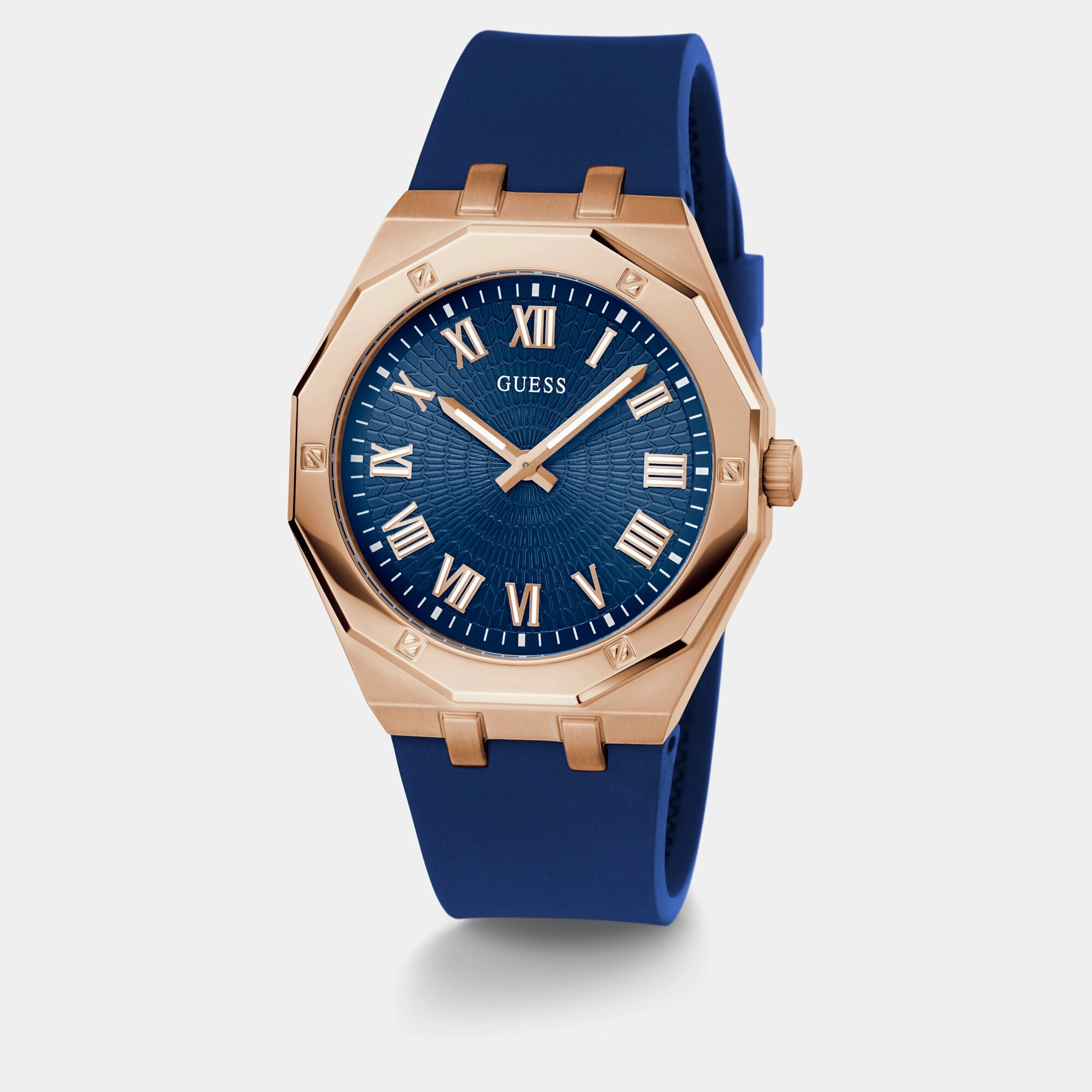 Asset Men's Blue Analog Silicone Watch GW0663G3