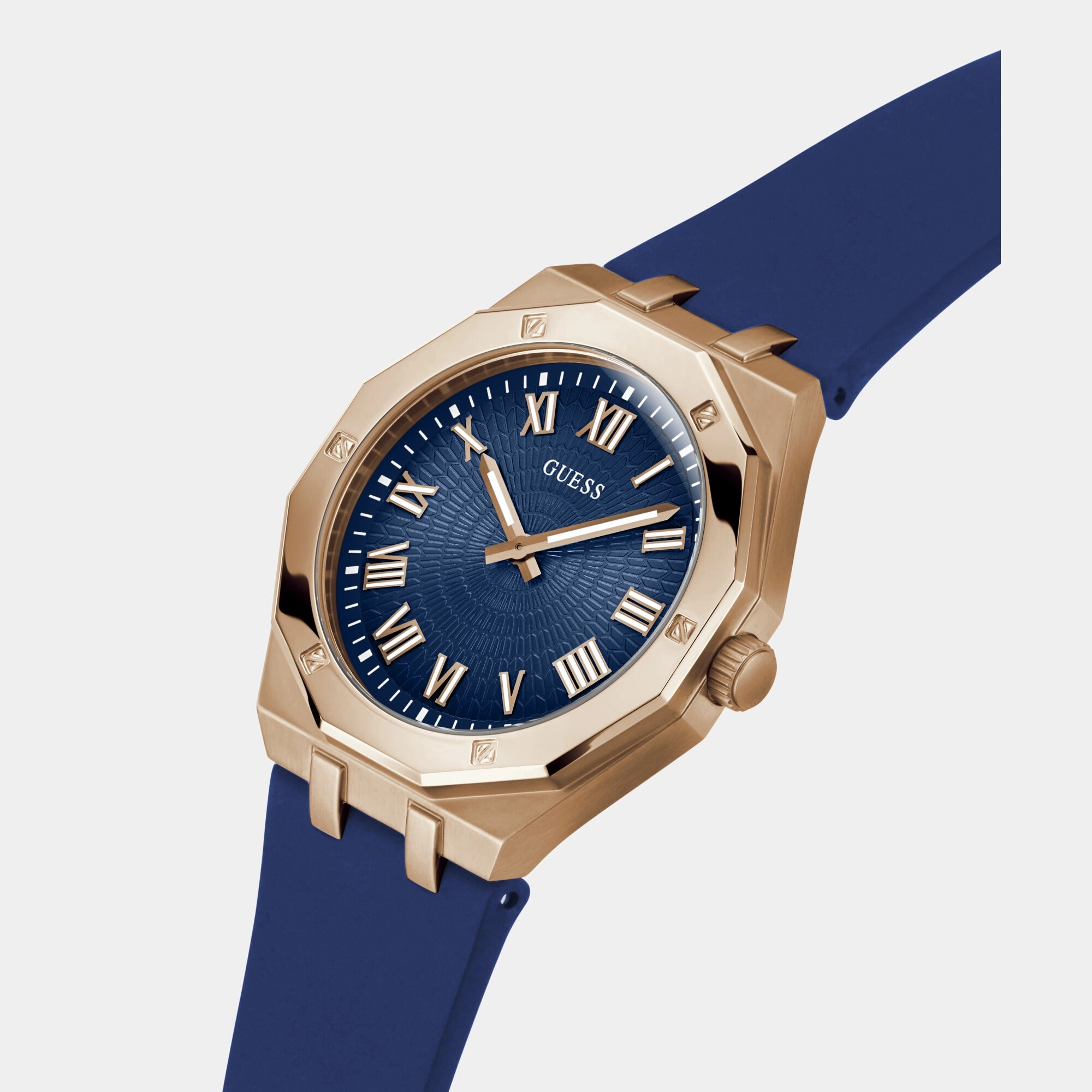 Asset Men's Blue Analog Silicone Watch GW0663G3