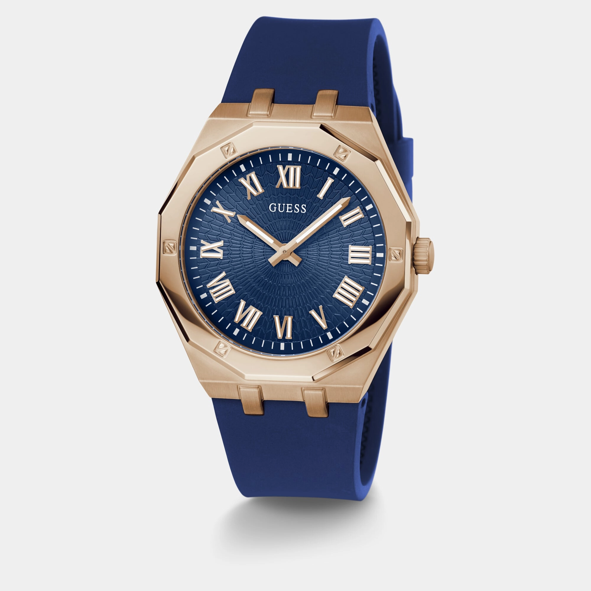 Asset Men's Blue Analog Silicone Watch GW0663G3