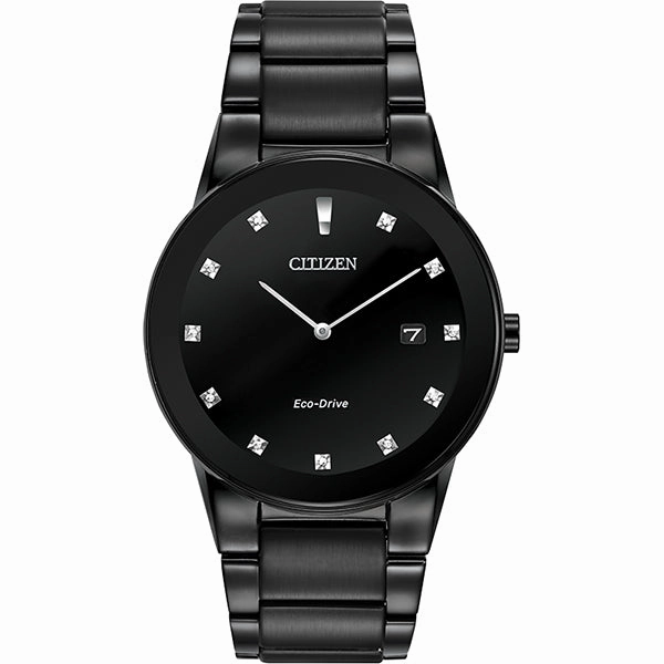 Axiom Eco-Drive Watch With Diamonds