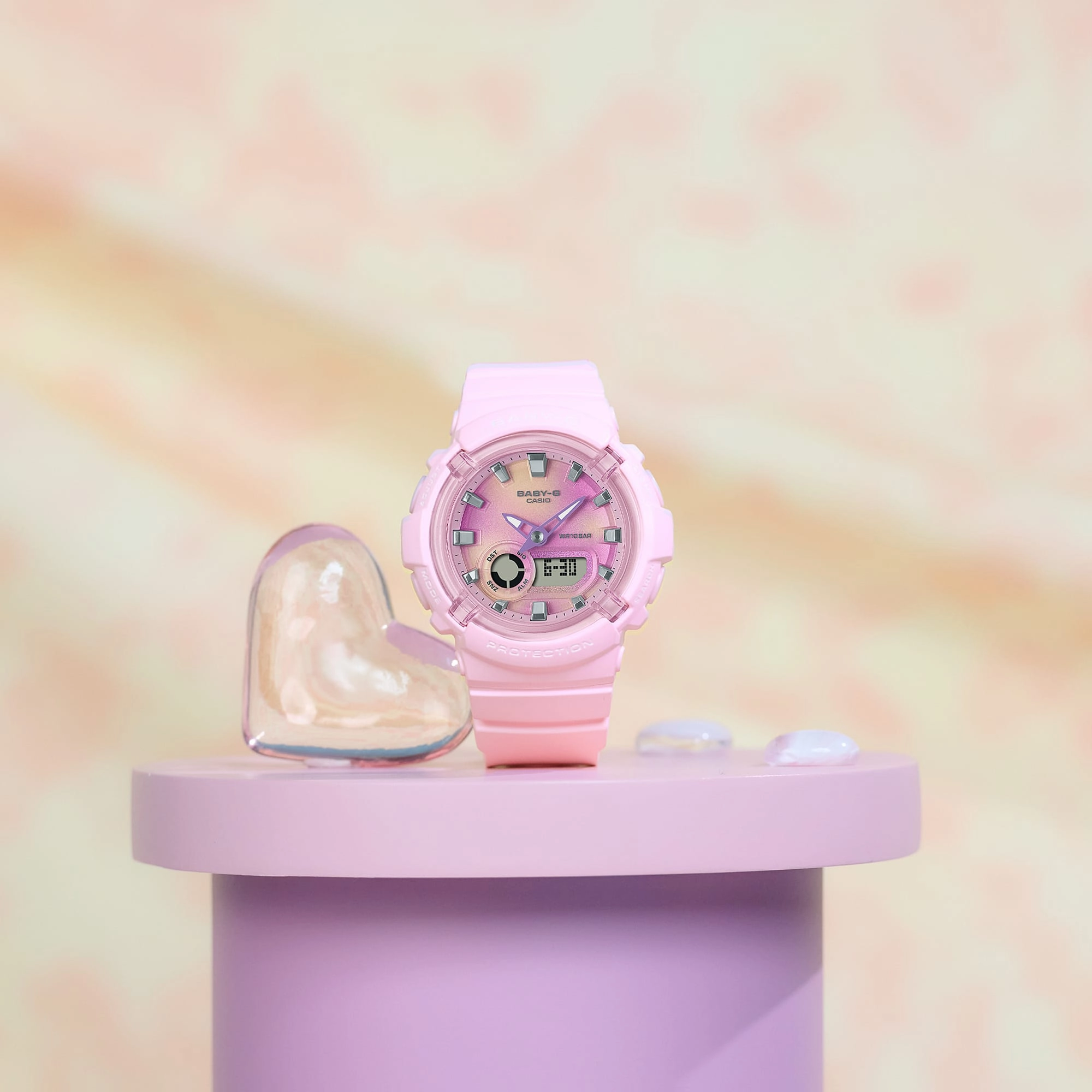 Baby-G BGA-280 Series Pink Resin Band Watch BGA280TD-4A