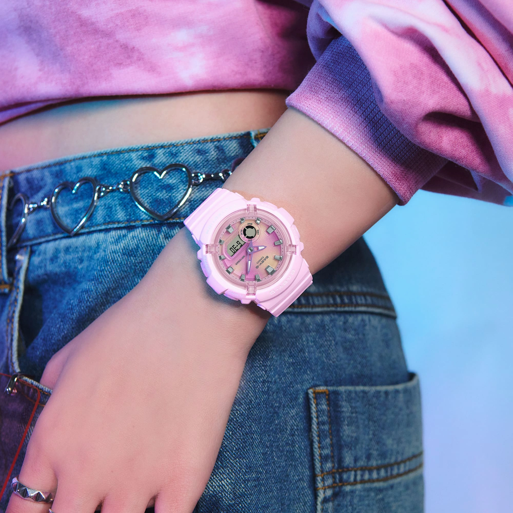 Baby-G BGA-280 Series Pink Resin Band Watch BGA280TD-4A