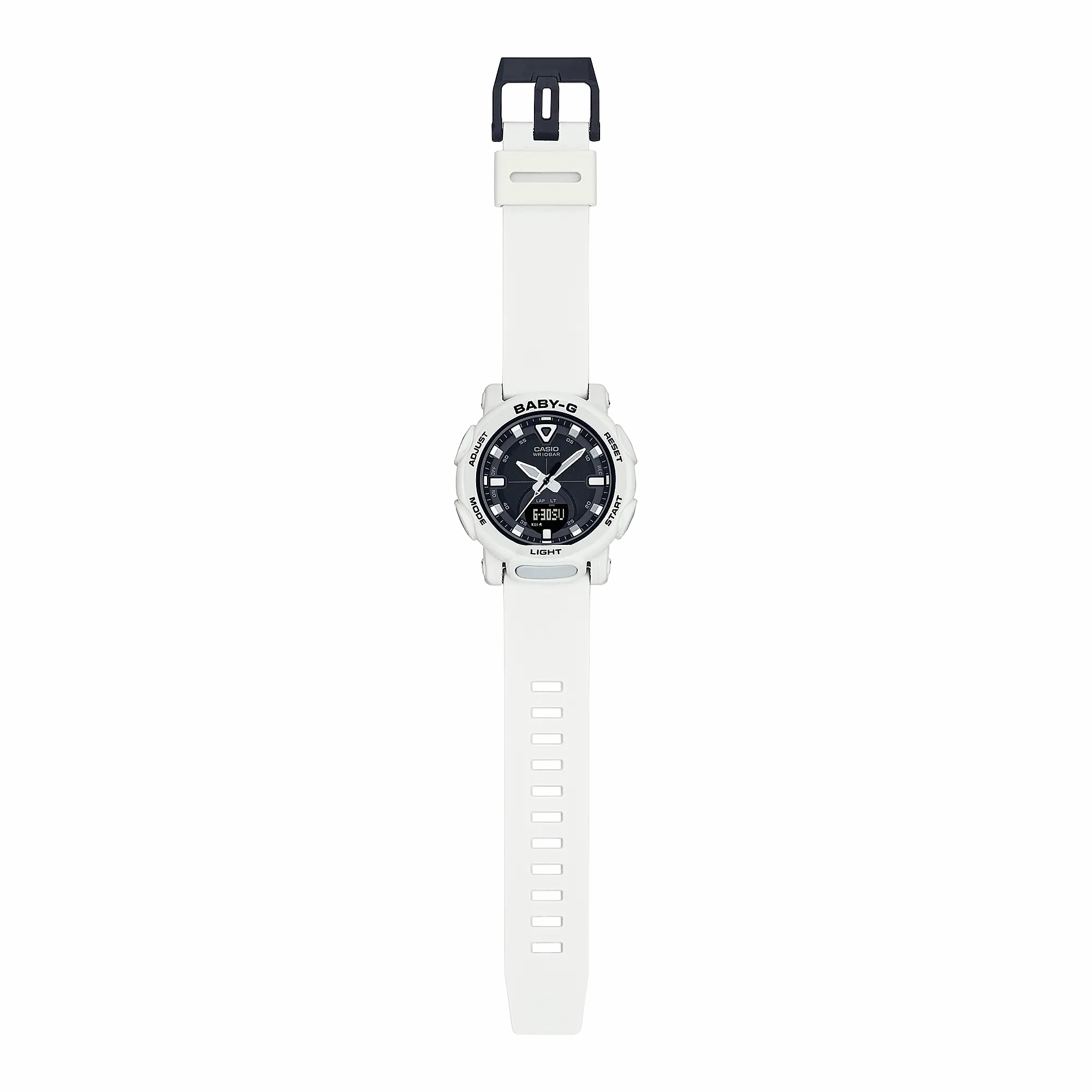 Baby-G Digital Analog White Resin Band Watch BGA310-7A2