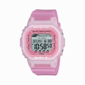 Baby-G Glide Digital Pink Resin Band Watch BLX565S-4D