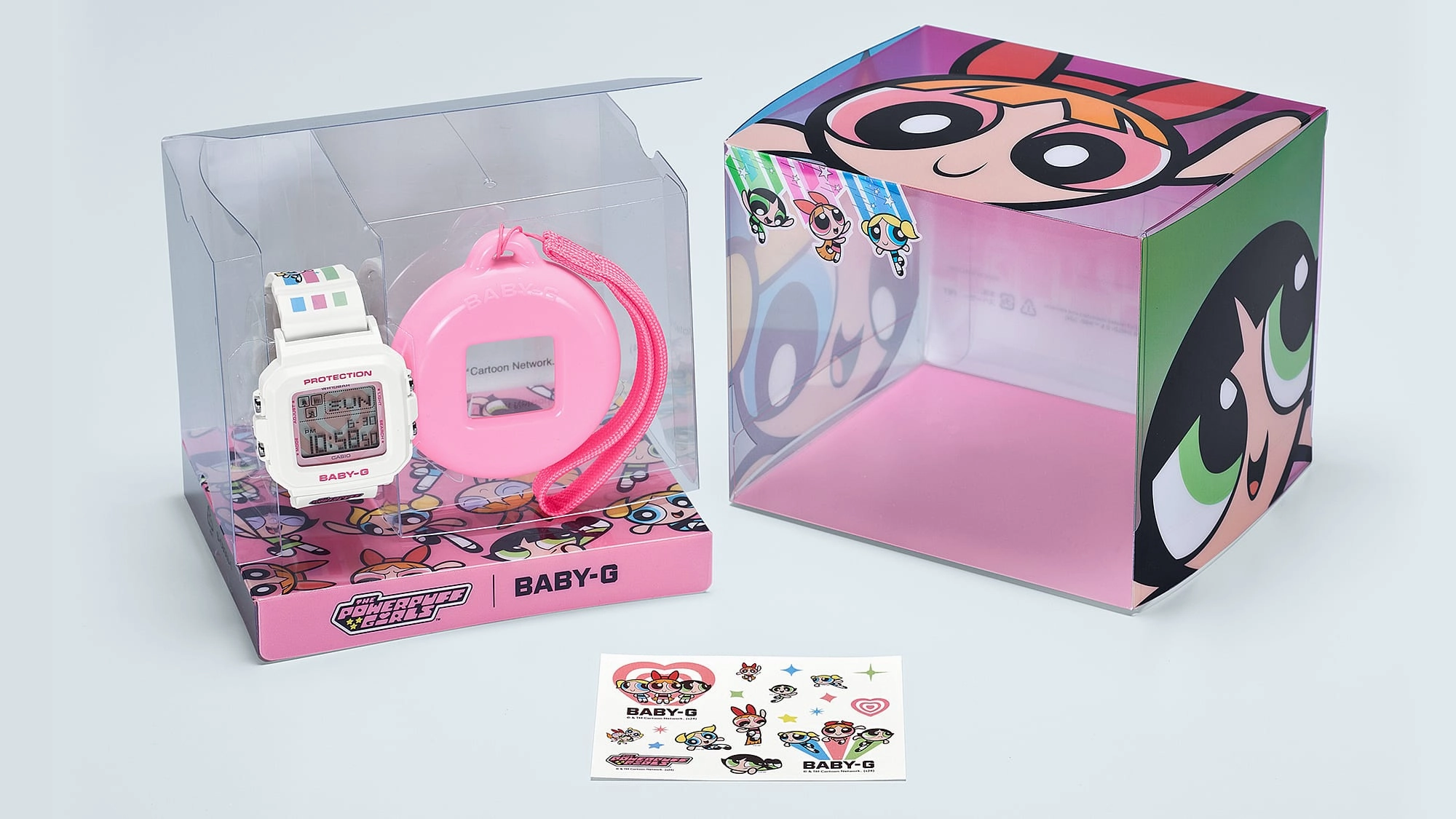 Baby G Powerpuff Girls Collaboration Resin Band Watch BGD10KPP-7D