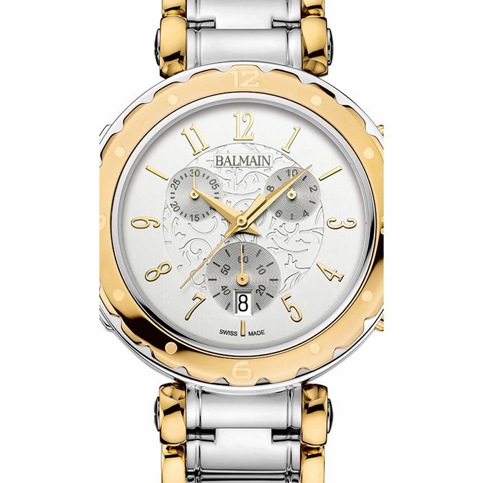 Balmain Balmainia Two-Tone Chronograph Watch B56323913