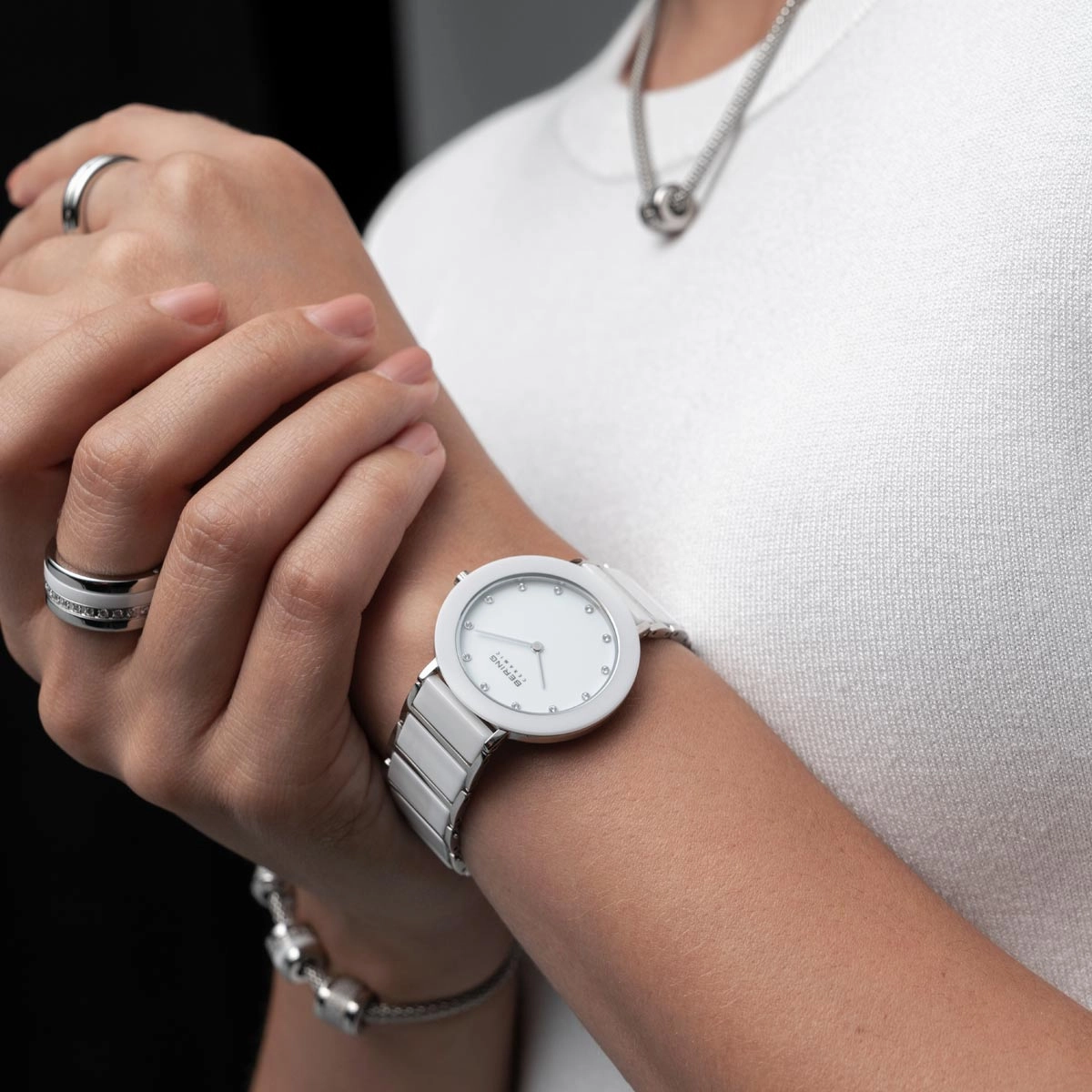 Bering Ceramic Pure White Watch