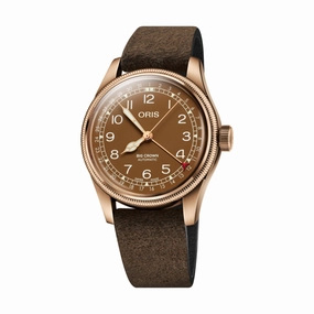 Big Crown Bronze Pointer Date 40mm - Brown on Leather Strap