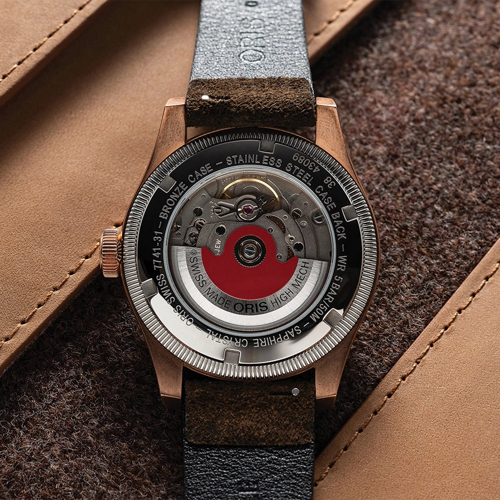 Big Crown Bronze Pointer Date 40mm - Brown on Leather Strap