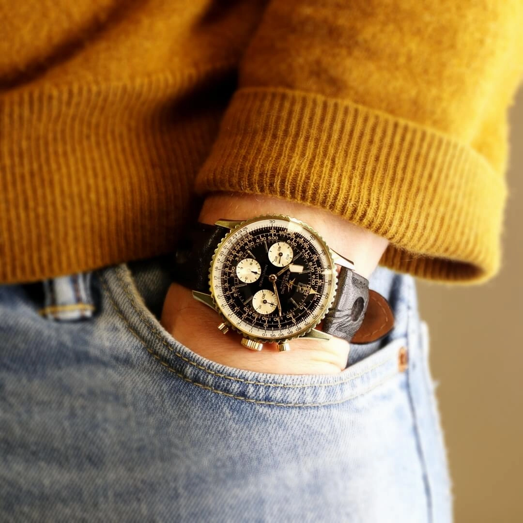 Breitling Navitimer 806 "Twin Jets" Gold/Steel