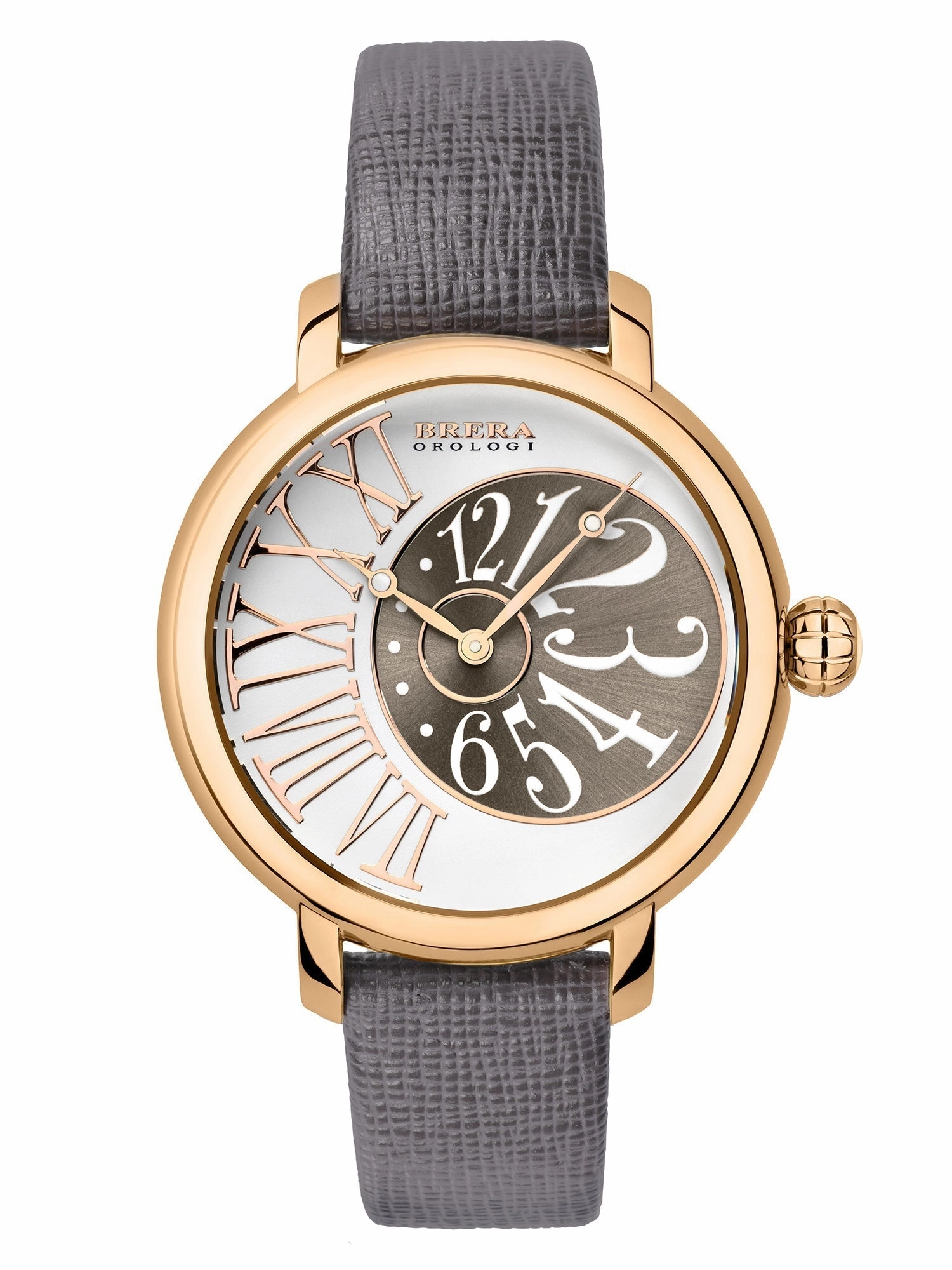 Brera Orologi "Valentina Elegant" BRVAEL3801 Silver/Grey/Rose Gold Women's Watch