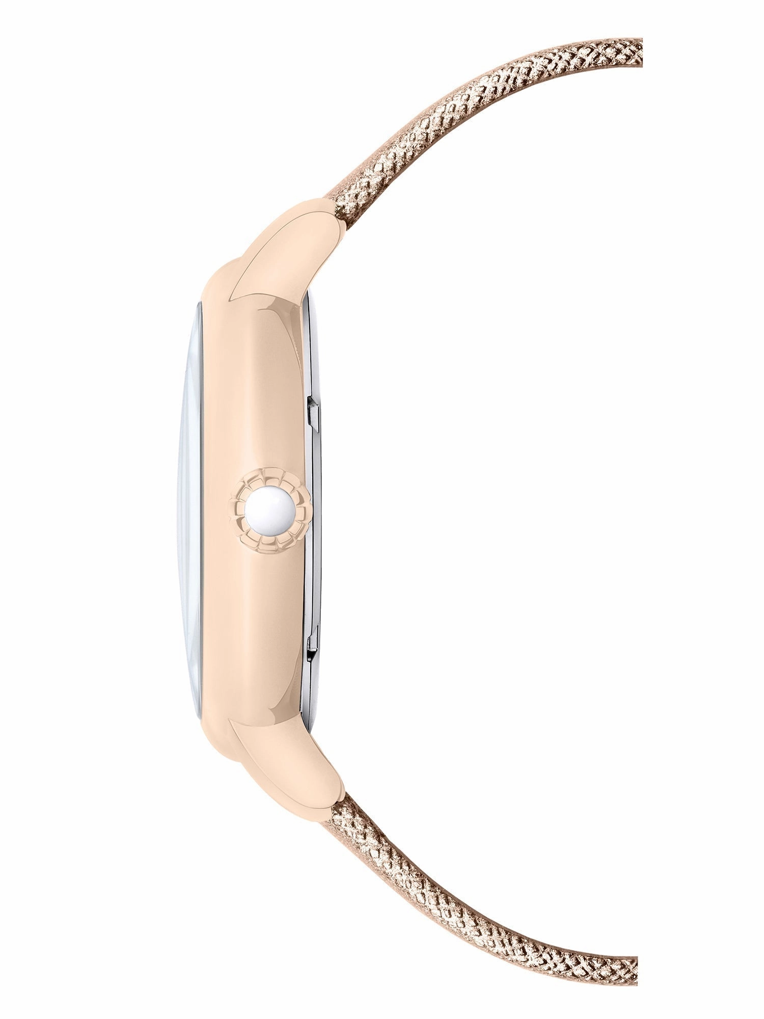 Brera Orologi "Valentina Modern" BRVAMO3802 - Silver Dial, Rose Gold Case and Leather Strap - 38mm Watch