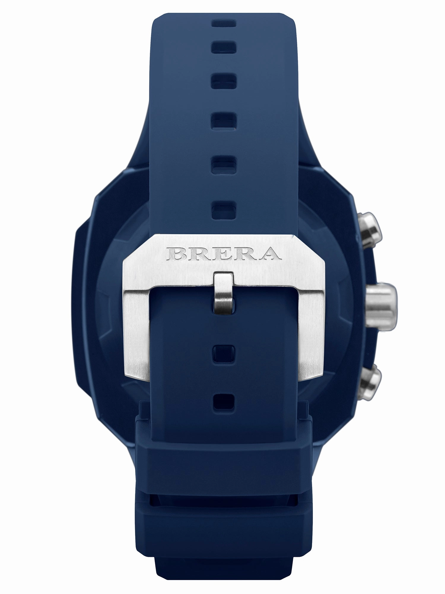 Brera Orologi SUPERSPORTIVO SQUARE Men's Swiss Made Blue 46mm Watch BRSS2C4606