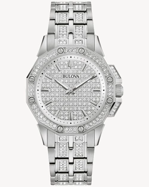 BULOVA Ladies Quartz Octava Dress/Classic Crystal 96L305