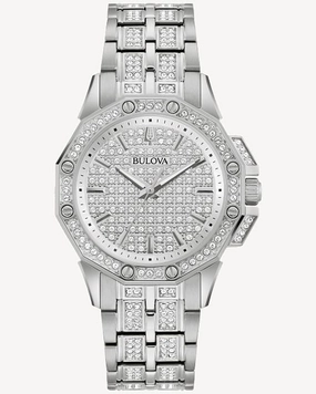 BULOVA Ladies Quartz Octava Dress/Classic Crystal 96L305