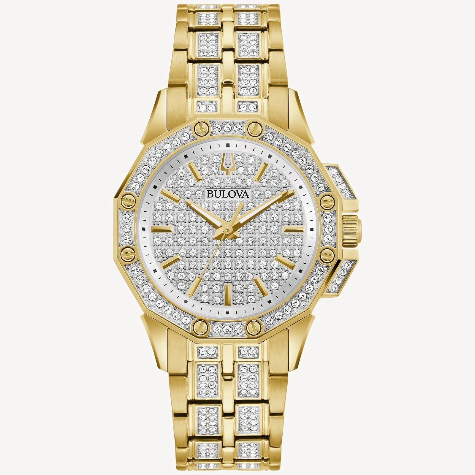 BULOVA Ladies Quartz Octava Dress/Classic Crystal 98L302