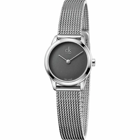 Calvin Klein - Minimal orologio donna grigio scuro, disponibile in 2 misure, small K3M2312X, medium K3M2212X