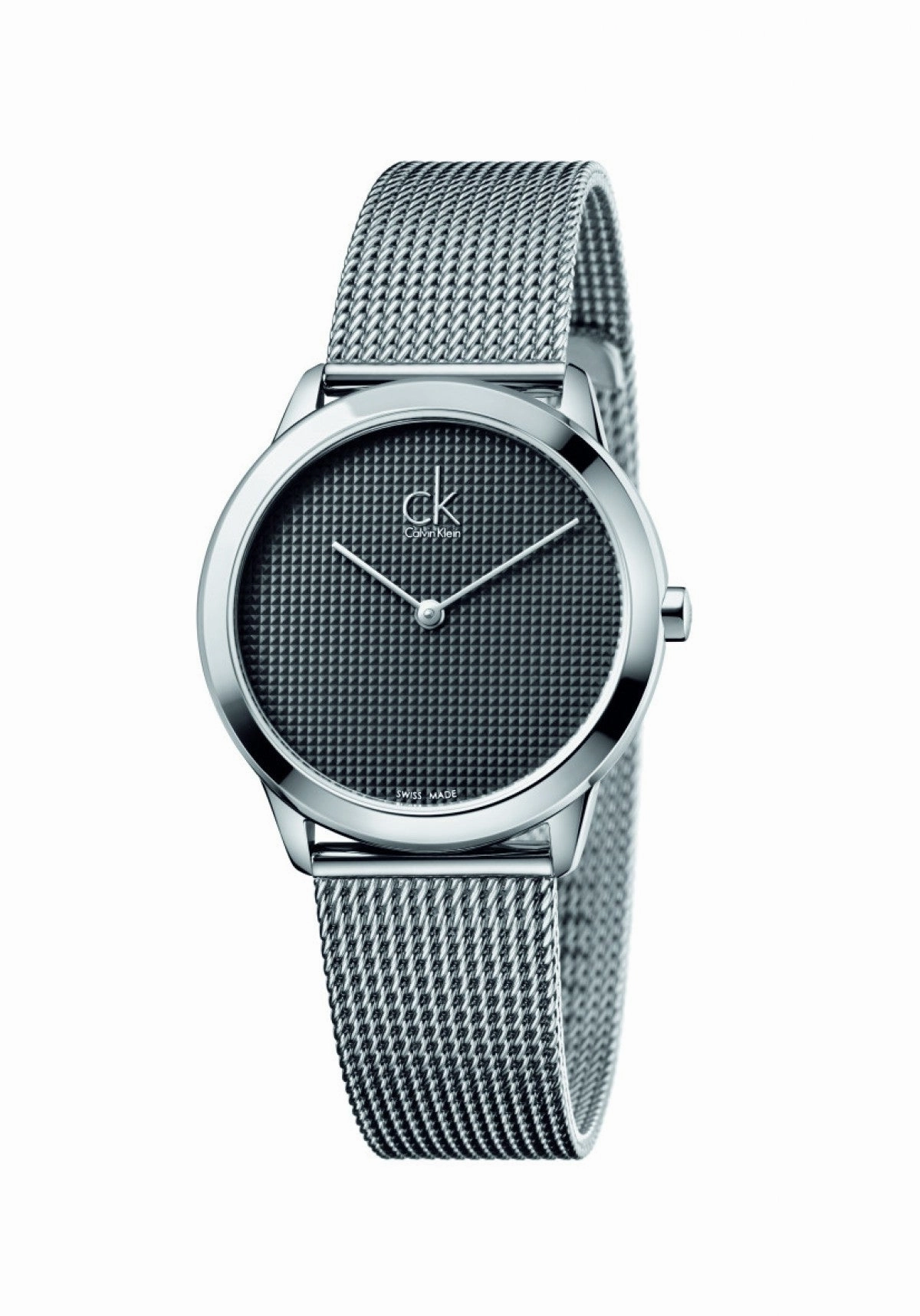 Calvin Klein - Minimal orologio donna grigio scuro, disponibile in 2 misure, small K3M2312X, medium K3M2212X