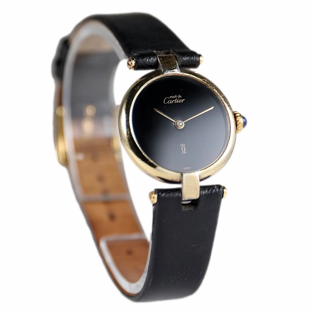 Cartier Must de Cartier, Gold Plated Watch, Circa 1990