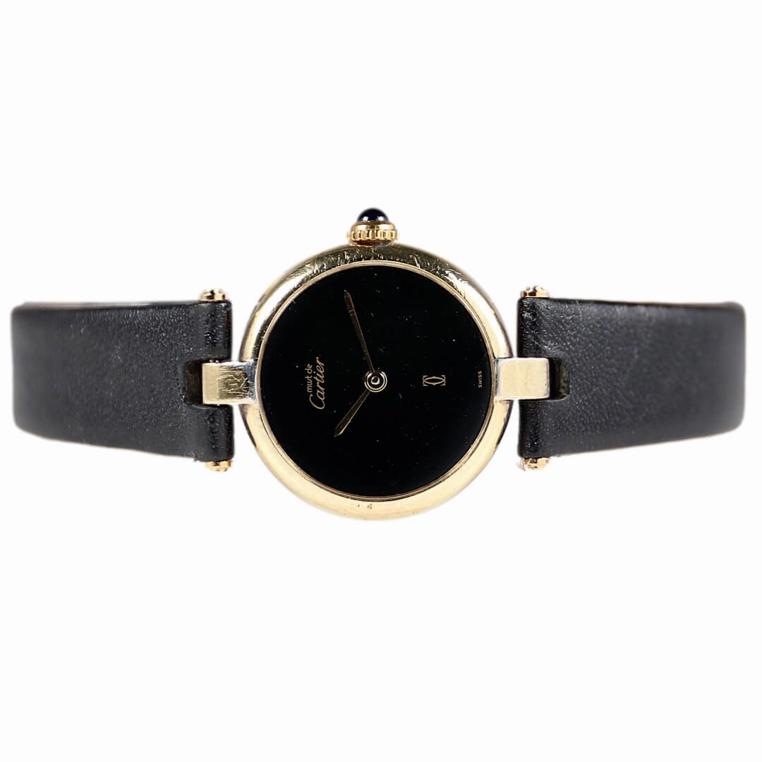 Cartier Must de Cartier, Gold Plated Watch, Circa 1990