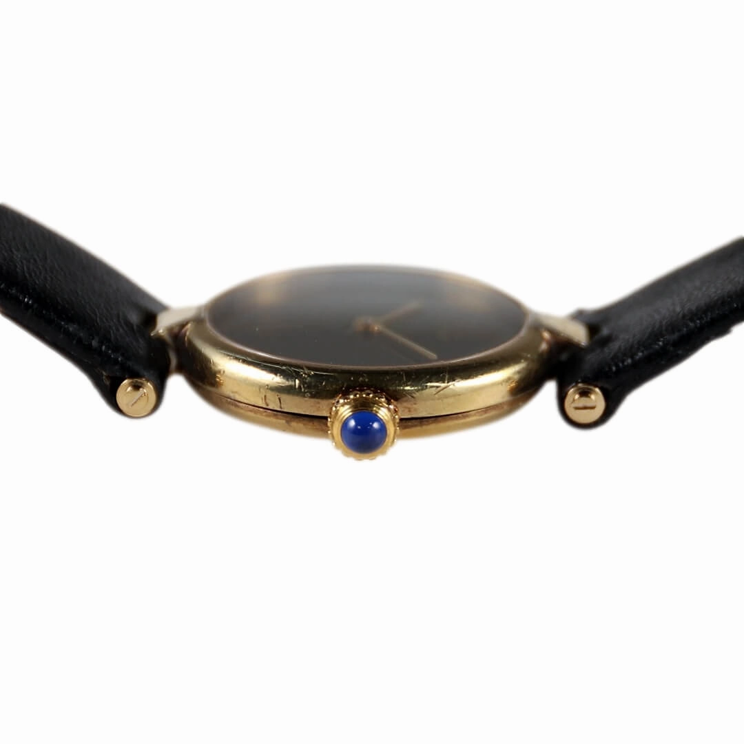 Cartier Must de Cartier, Gold Plated Watch, Circa 1990