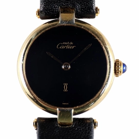 Cartier Must de Cartier, Gold Plated Watch, Circa 1990