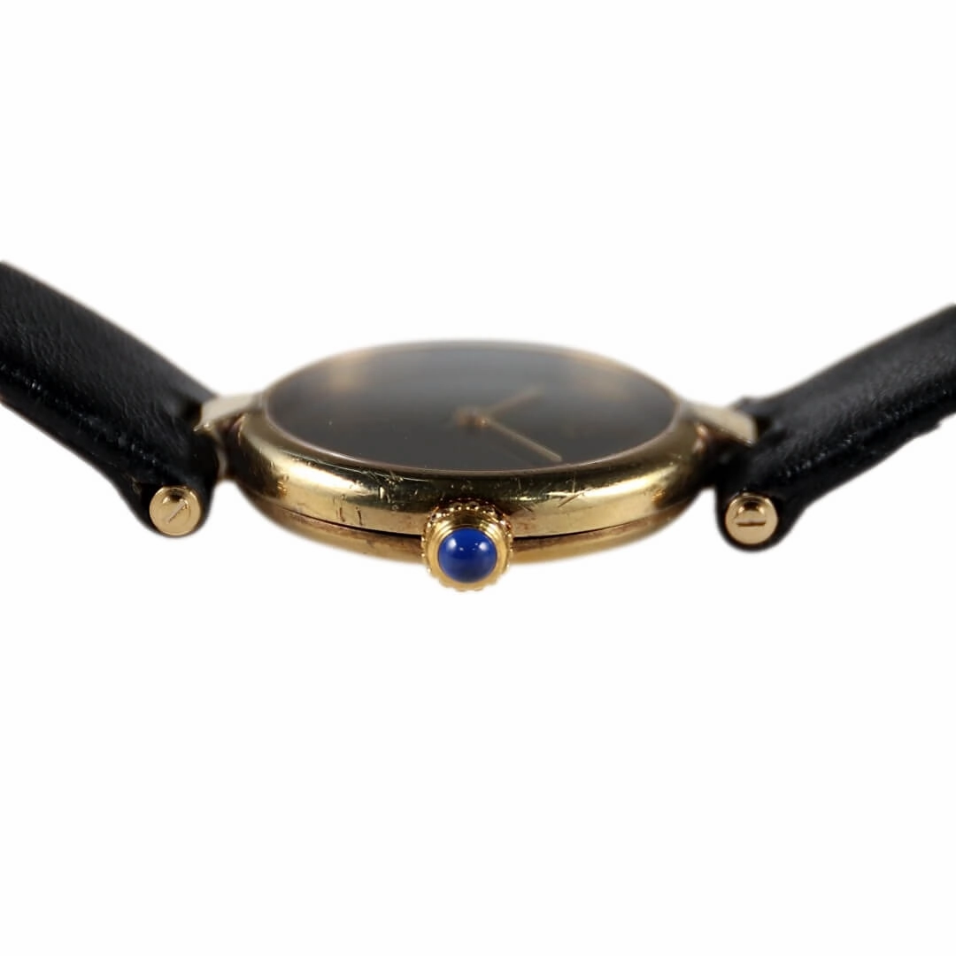 Cartier Must de Cartier, Gold Plated Watch, Circa 1990