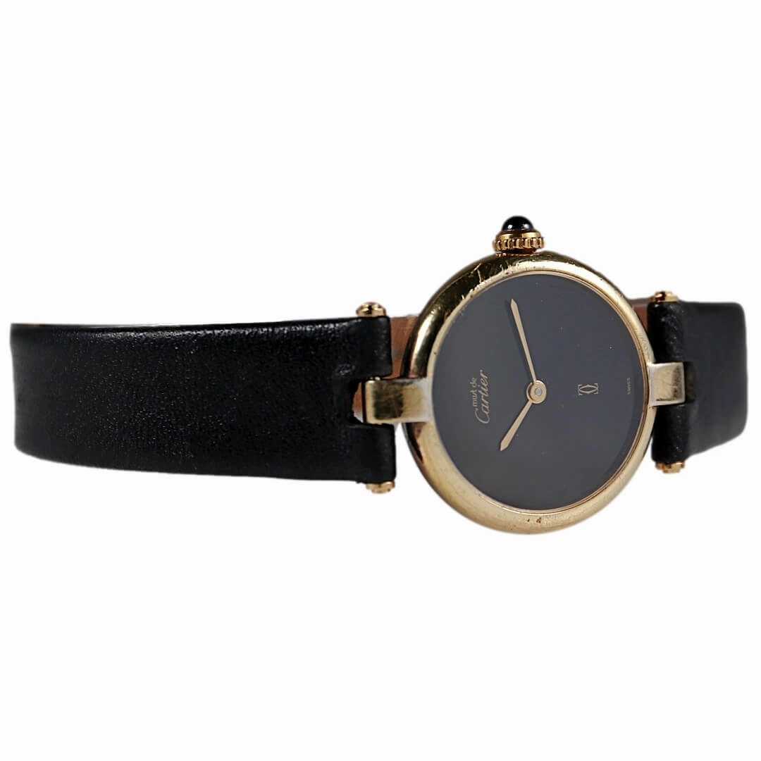 Cartier Must de Cartier, Gold Plated Watch, Circa 1990