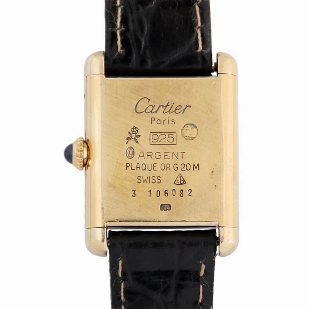 Cartier Must de Cartier Tank, Black Dial
