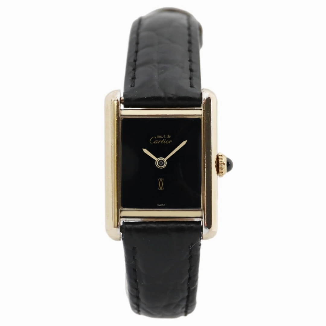 Cartier Must de Cartier Tank, Black Dial
