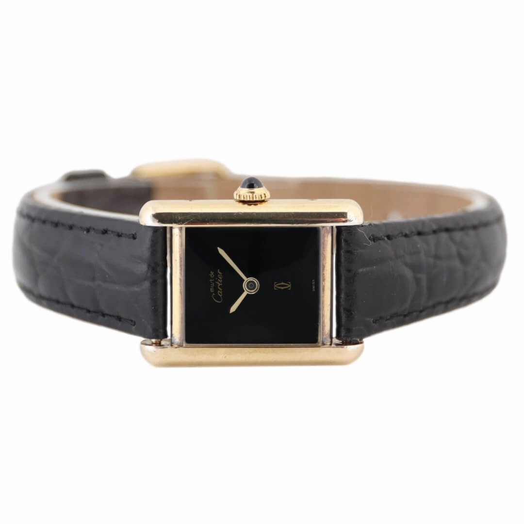 Cartier Must de Cartier Tank, Black Dial
