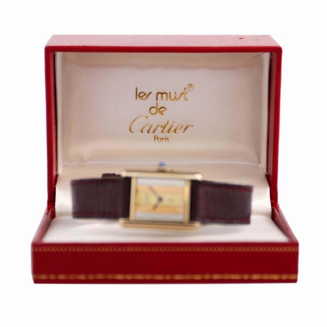 Cartier Must de Cartier Tank, Tri-Tone