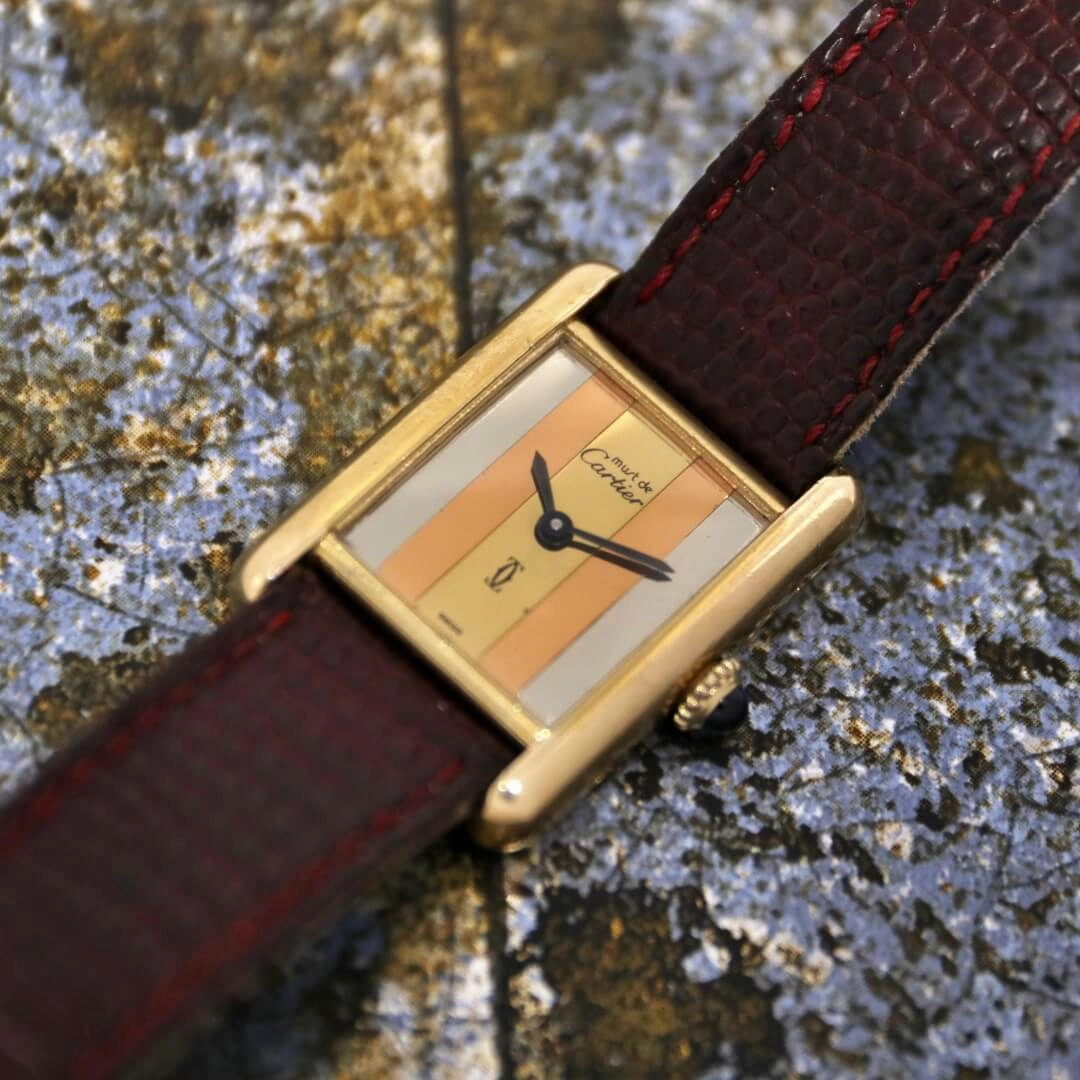 Cartier Must de Cartier Tank, Tri-Tone