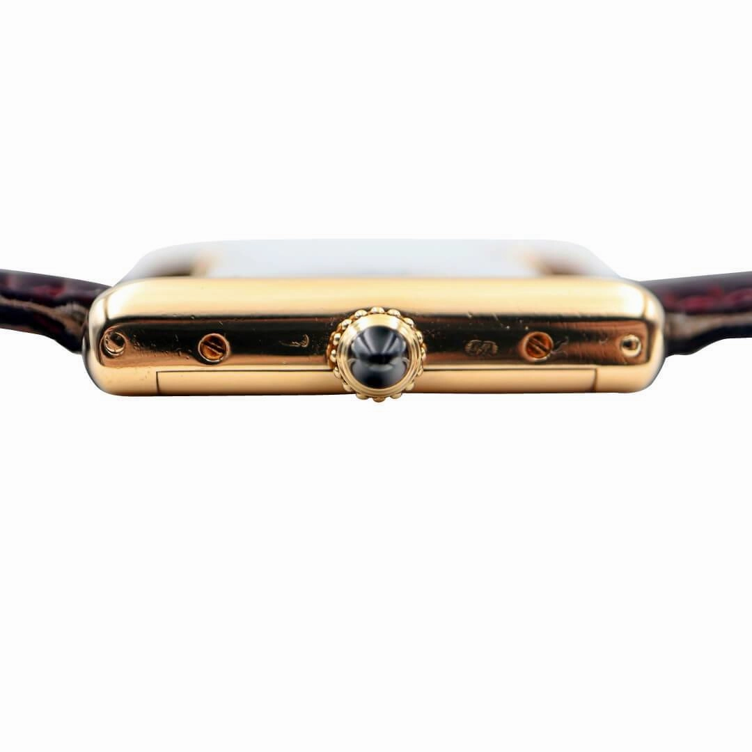 Cartier Tank 18k Gold Ladies Vintage Watch
