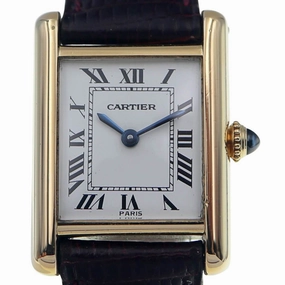 Cartier Tank 18k Gold Ladies Vintage Watch
