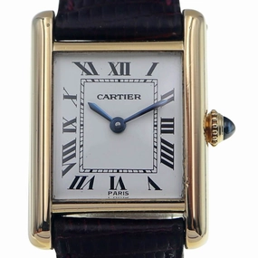 Cartier Tank 18k Gold Ladies Vintage Watch