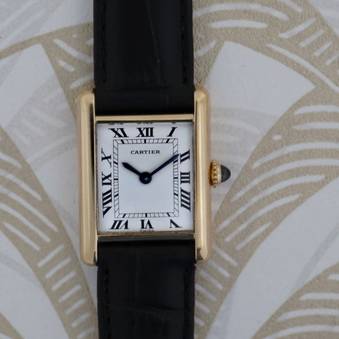Cartier Tank Louis Cartier Ref. 78087, 18k Gold Circa 1980